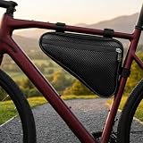 JYYWTSI Torba Na Ramę Roweru Trójkątna Wodoodporna 1,5L Do MTB, Roweru Szosowego, Gravelbike Z Uchwytem Na Telefon Komórkowy, Narzędzi I Kluczy