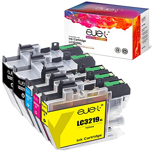 LC3219XL Druckerpatronen 4er-Pack – Kompatibel Für Brother MFC J5330DW, J6930DW U.a., Hohe Seitenausbeute, 4 Farben