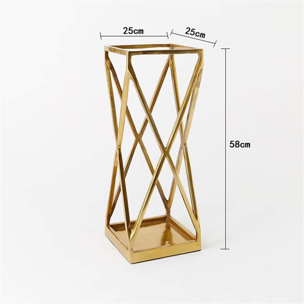 ゴールド 傘立て 58cm Amazon｜傘立て ロビードア傘収納バケツ創造的な錬鉄製吊り傘スタンド