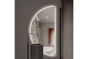 24 inch LED Bathroom Half-Mirror for Wall