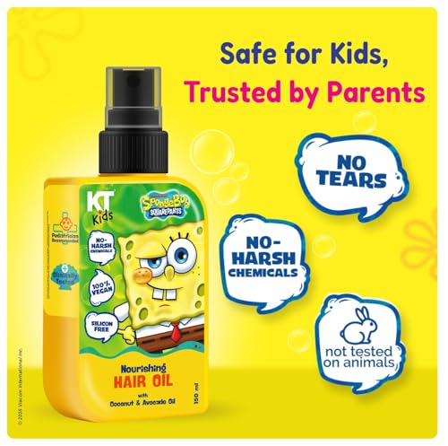 Image of Hair Oil for Kids 3-12 Years | Non-Sticky Hair Growth Oil with Coconut & Avocado Oil | Pediatrician Certified & FDA Approved | Gentle Scalp Care for Boys & Girls | 150ml