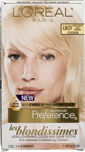 L'Oreal Superior Preference Les Blondissimes - LB01 Extra Light Ash Blonde 1 Each (Pack of 4)