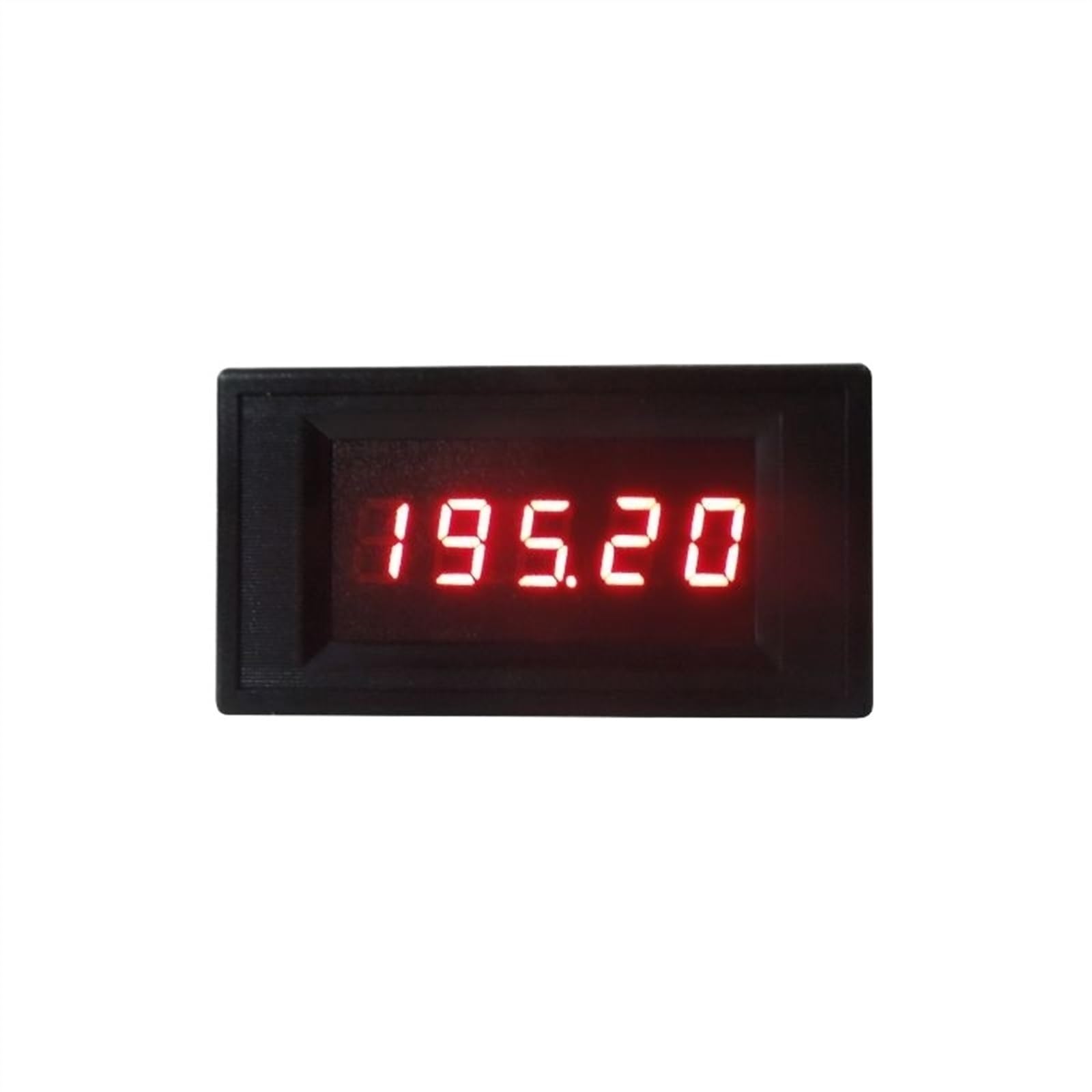 Woltomierz DC 200 V Miernik napięcia Woltomierz DC Woltomierz cyfrowy Tester panelu Zasilanie DC5V 12V 24V Test ujemny Napięcie ujemne (kolor: czerwony, rozmiar: zasilanie DC24V)
