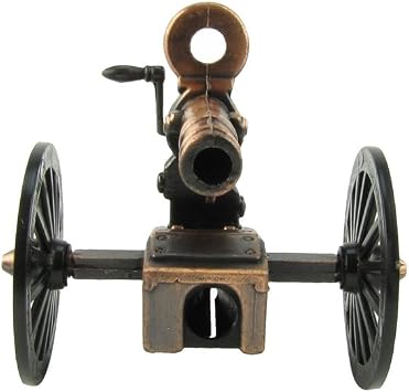 IIV Treasure Gurus Miniature Gatling Gun Die Cast Pencil Sharpener