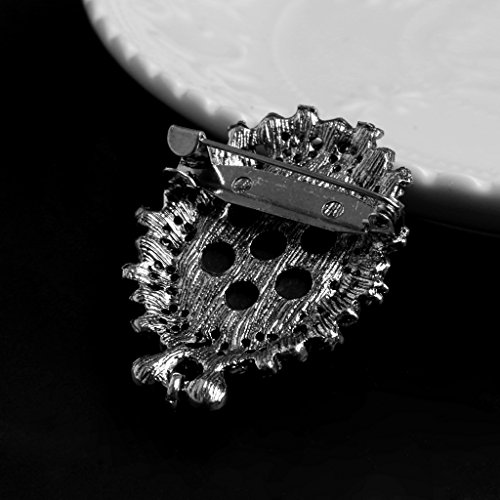 Image of Sweater Shawl Clips Lady Vintage Cameo Victorian Style Wedding Party Women Pendant Brooch Pin Jewelry Pins for Cardigan Blouse