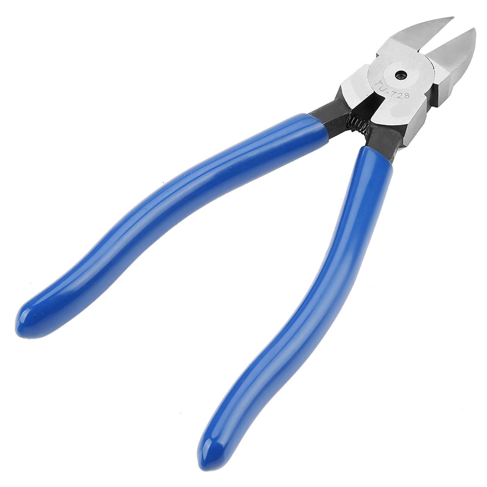 Pinza Diagonale in Acciaio Blu, Tronchesini per Cavi, Tronchesi per Cavi, per Officina Domestica