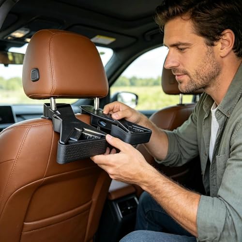sitfe The Ultimate Universal Seat Back Gun Rack | Adjustable Vehicle Rifle, Seat Back Gun Rack Easy to Install Vehicle Gun Rack, Vertical Headrest Mount for Trucks, Cars & SUVs - Thumbnail 6