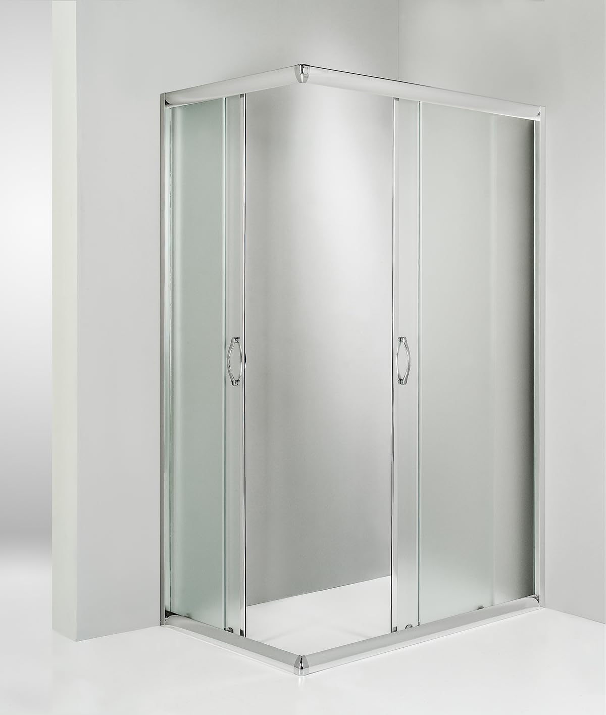 Hydra Box Doccia angolare Porta Scorrevole 80x80 cm Opaco Altezza 180 cm