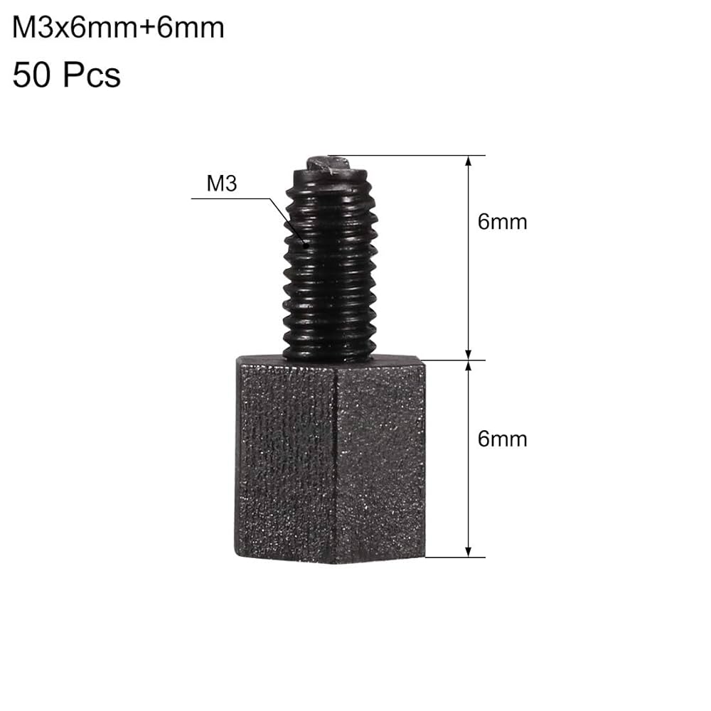 ★PCBマザーボードスペーサースタンドオフ ナイロン 320 個 M2 M3 M4 オスメス六角ナイロンスペーサースタンドオフ