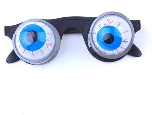 Miniatura 2 de 4 gafas de fiesta de Halloween con globos oculares en muelles, divertido juguete de payaso, juguetes elásticos para decoración de niños, gafas