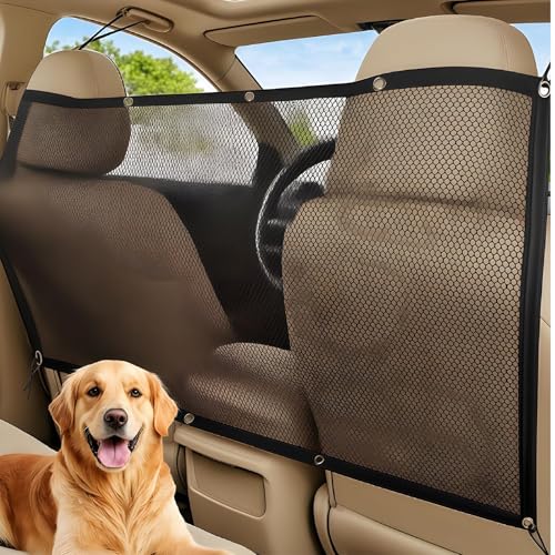 Protection grille voiture chien VW Sharan II évite projections de bagages - 2