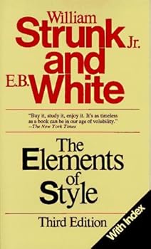 Hardcover The Elements of Style, Third Edition by William Strunk Jr. (1979-01-08) Book