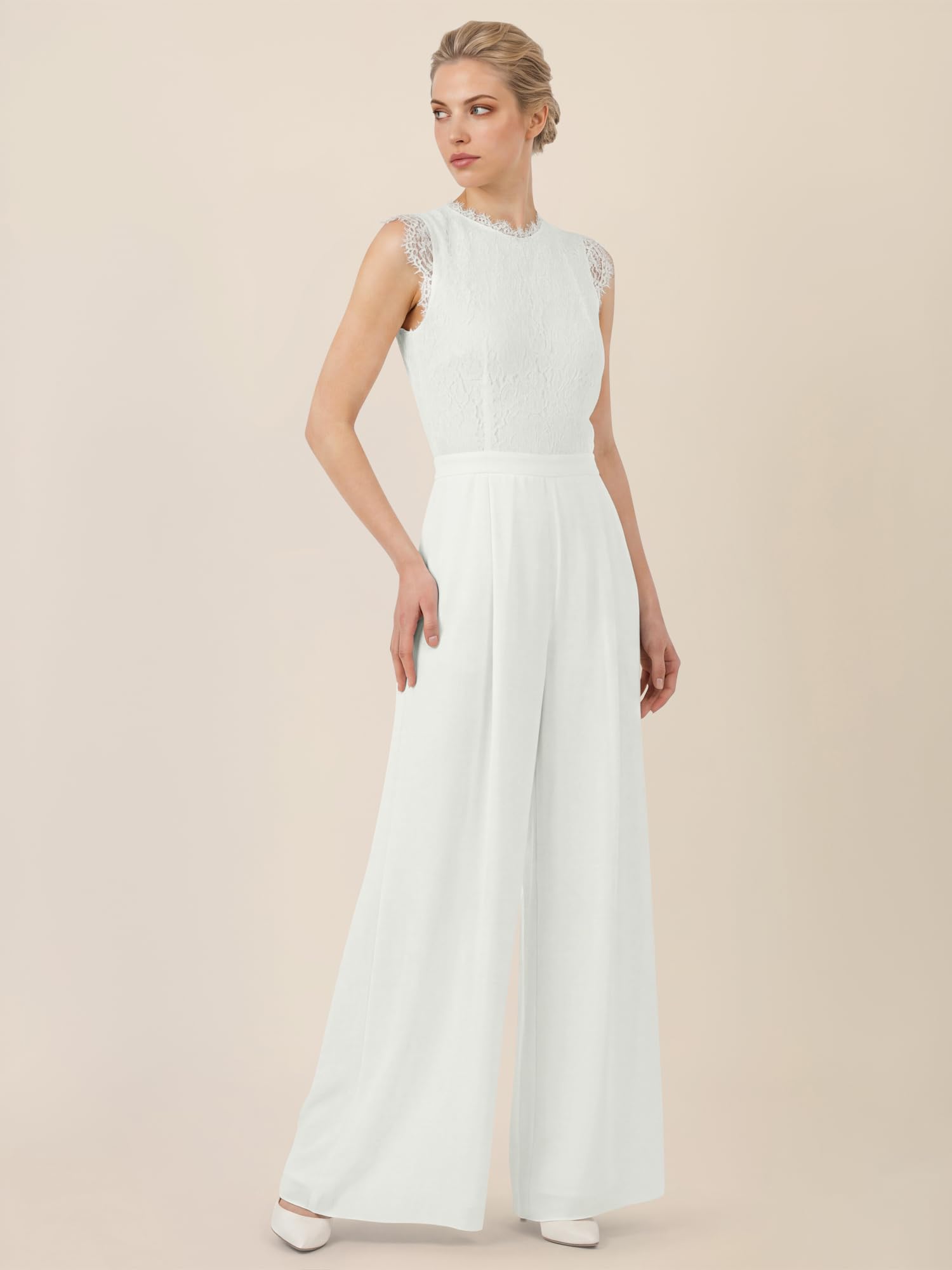 APART Fashion Damen Overall mit Spitzenoberteil Overall mit Spitzenoberteil
