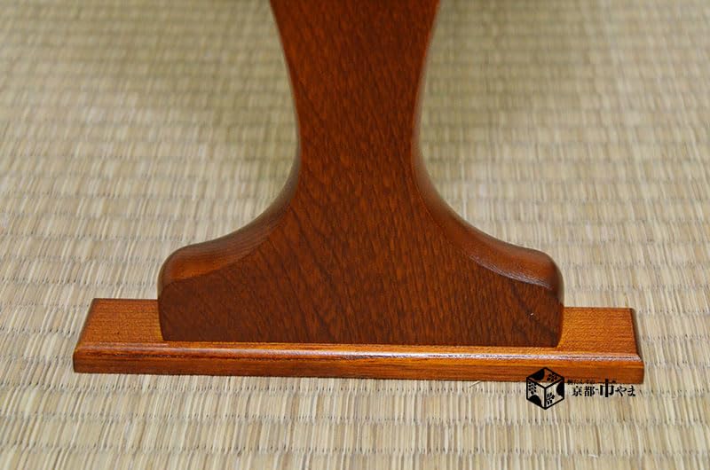 国産高級家具】脇息 FK-278 木製 栓無垢 ケヤキ色 国産 静岡県産 将棋