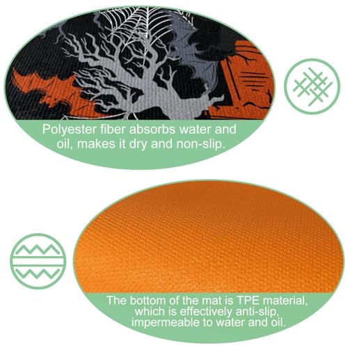Tapis de cuisine absorbant lot de 2 tapis de sol lavable