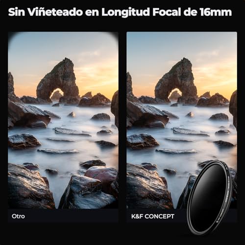 Filtro Variable ND2-400 Nano-Basic de 82mm en Vidrio Óptico con Paños de Limpieza 4