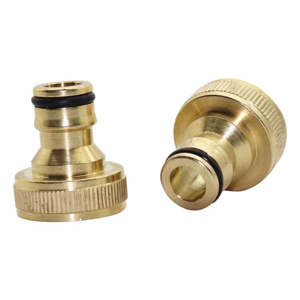 Conectores de manguera LRJSKWZC 3/4 '' Rosca hembra lavado conector estándar de la ametralladora del conector rápido conector de herramientas for la agricultura agua de 20 PC