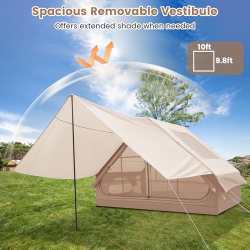 Carpa Inflable para Camping para 4-6 Personas con Bomba miniatura 5