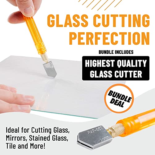 Image of Home Pro Shop Premium Glass Bottle Cutter Kit-DIY Glass Cutter for Bottles