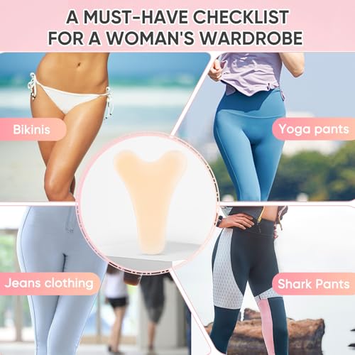 4 Pack Y Shape Camel Toe Concealer,Reusable Camel Toe Cover,Seamless Camel Toe Hider,Anti Cameltoe Silicone Insert - Image 6