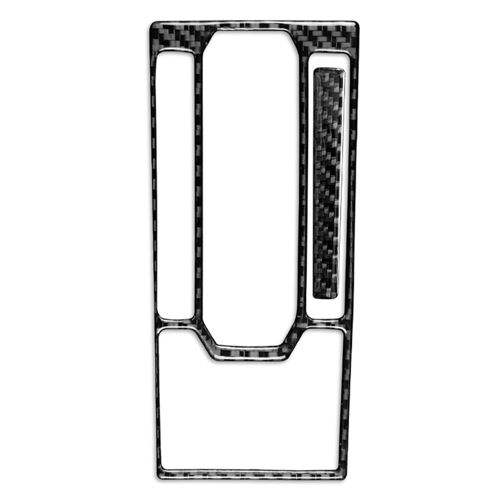 NVCNX Car Center Console Gear Shift Box Panel Automatic Transmission Sticker Compatible with Ford Mustang GT Shelby 2010 2011 2012 2013 2014 Carbon Fiber Interior Trim Kit Cover Accessories Black