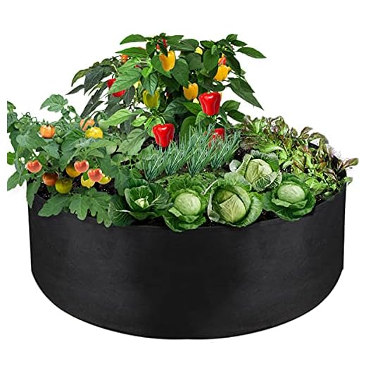 IWNTWY 100 Gallon Large Grow Bag, Heavy Duty Fabric Round Raised Garden Bed Planter Pots for Planting Herb Flower Vegetable Potato Plants (50" D x 12" H, Black)