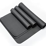 2 Stück Bodenschutzmatte Fitnessgerät 40 x 60cm, Antirutschmatte Trainingsmatte für Ellipsentrainer, Unterlegmatte für Fitnessgeräte, PVC-Bodenschutzmatte für Matten Fitnessraum Bodenmatte