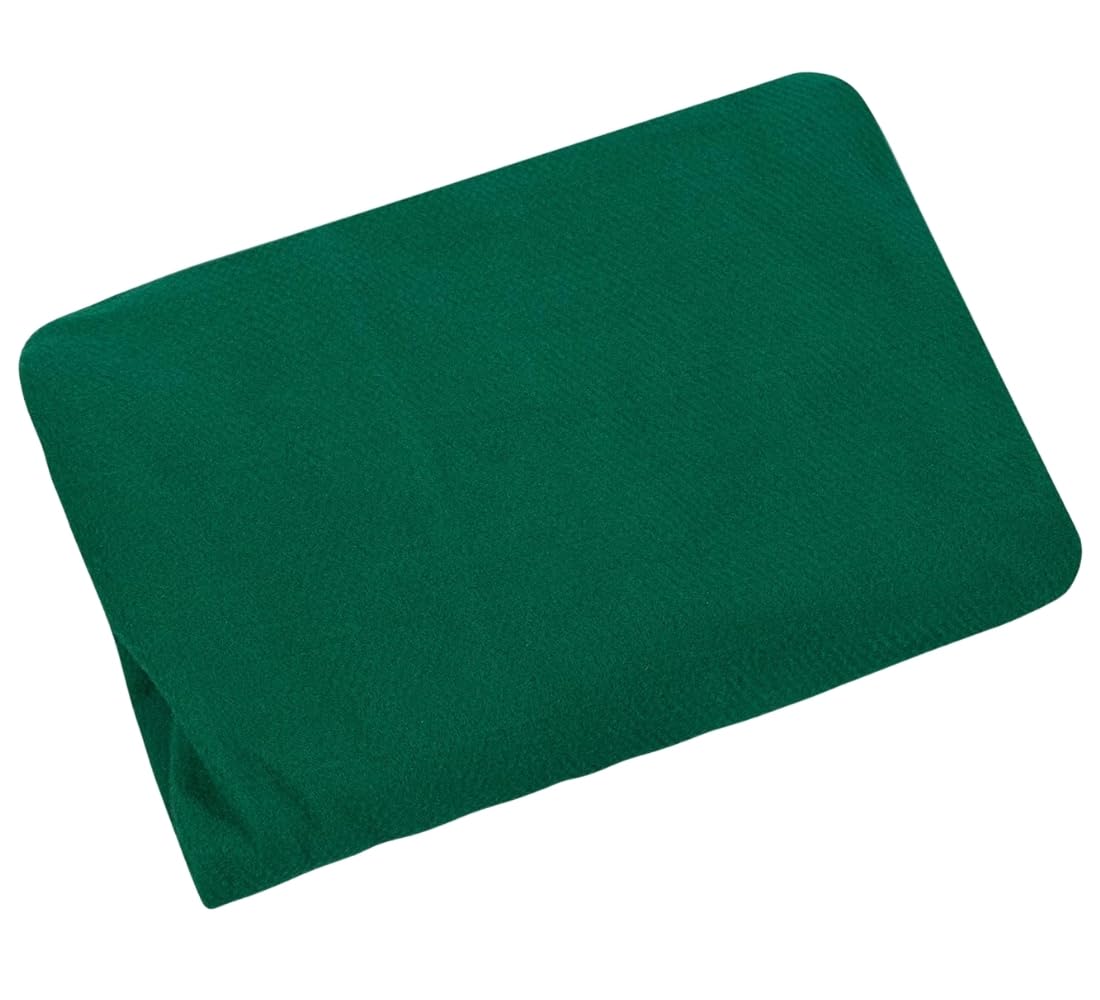 Generico Copritavolo da Gioco Verde, con Elastico, per Tavoli da 4 Posti, Quadrato 140 x 140 cm, Poliestere, Panno Verde Per Tavolo, Poker - Burraco - Texas Holde'm