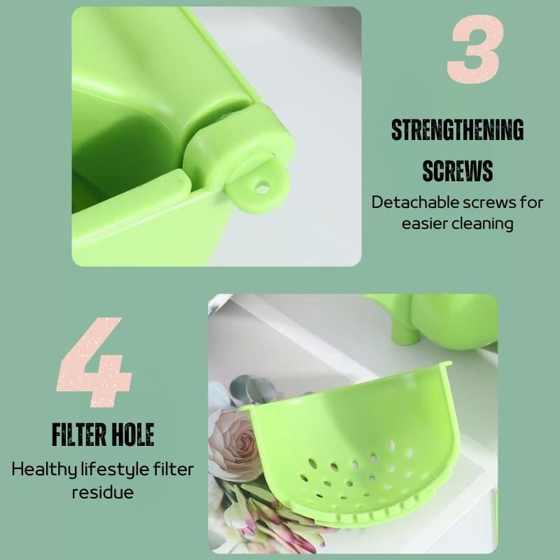 Miniatura 4 de Exprimidor manual de cítricos – Exprimidor manual de limón para naranja, lima, pomelo – Extractor de jugo resistente – Exprimidor de mano fácil de