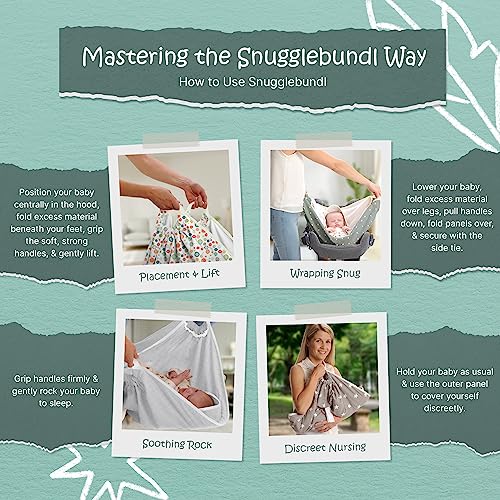Couverture avec anses bébé Snugglebundl pour sorties poussette - 7