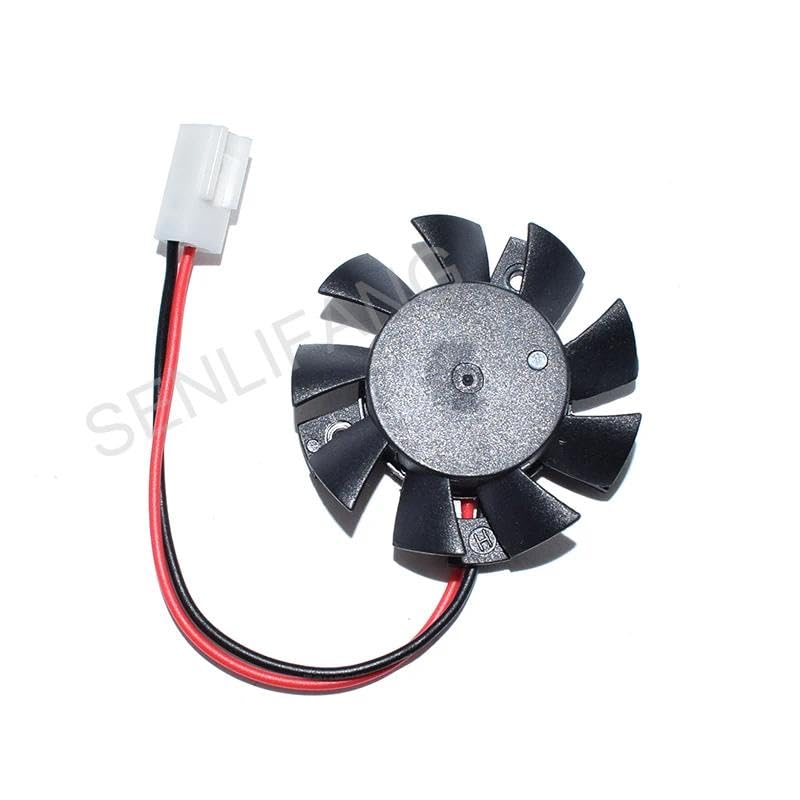 Lemincrash for MF40101V2-C01C-A99 Graphics Card Fan 37MM Pitch 20-26-26MM DC5V 0.66W 2-Wire Cooler