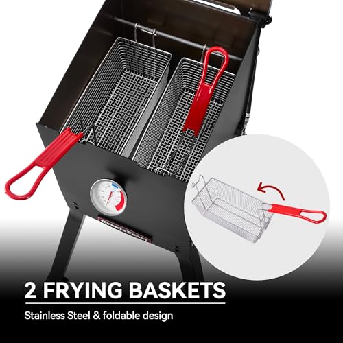 Creole Feast DF02B Outdoor Propane Deep Fryer の商品画像 4