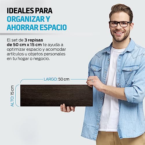Estantes de pared marca Redlemon (3)