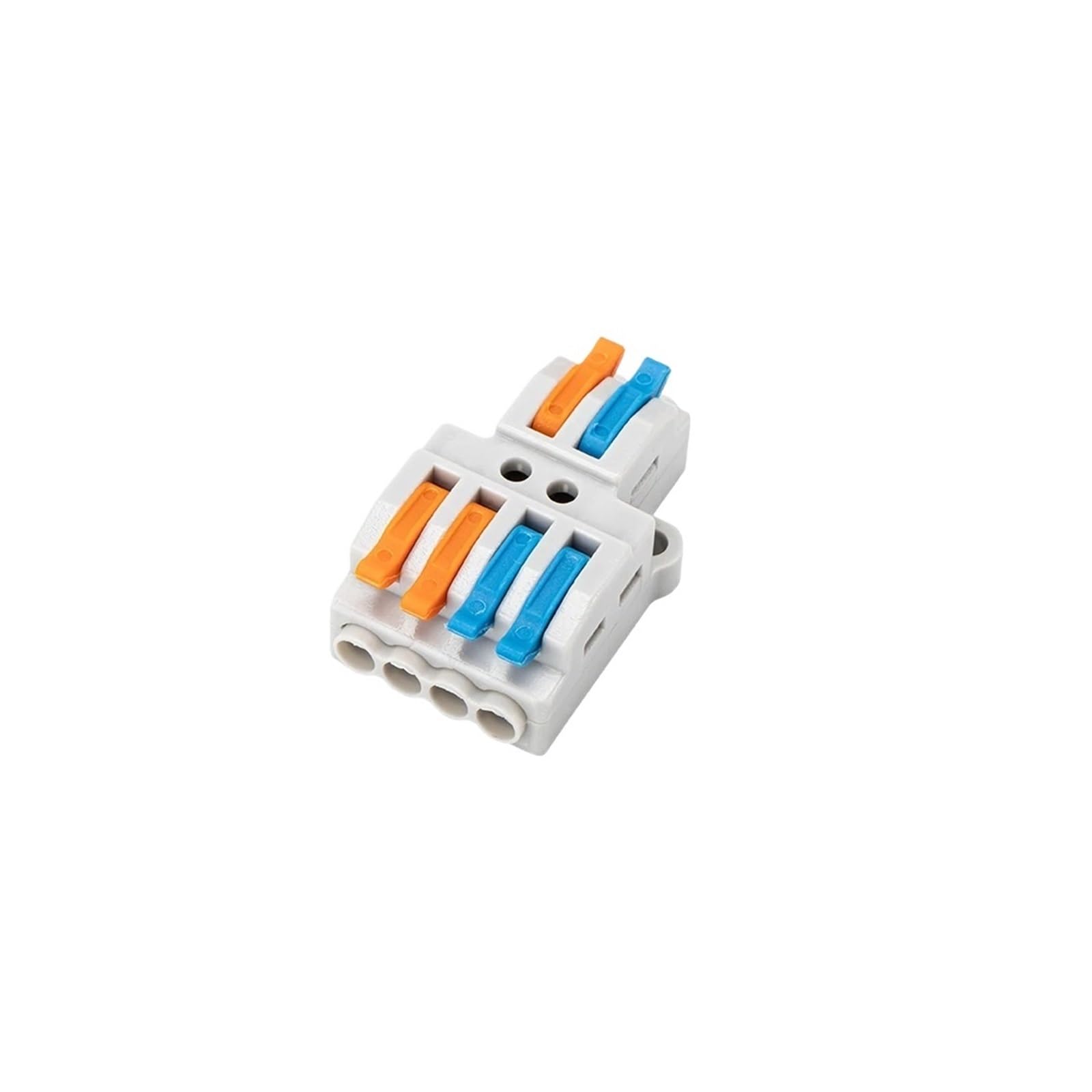 Connettore Del Cavo A Sgancio Rapido 5/10/30/50 Pezzi, Splitter For Morsettiera Di Cablaggio Universale, Accessori Elettrici Di Connessione Rapida(2 in 4 out,30pcs)