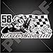 Marco simoncelli 58 Rip 15,2 cm (155 mm) en vinyle bike-helmet Sticker, autocollant