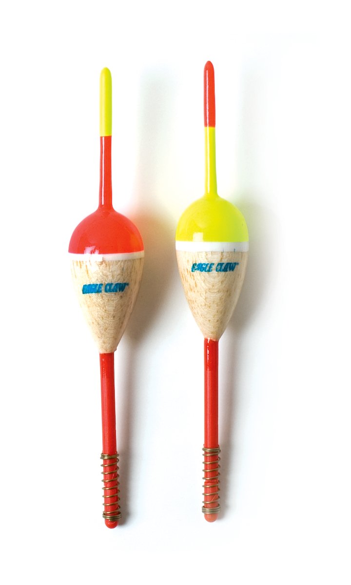 Eagle Claw Balsa Floats, Oval-Spring, 50-Pack