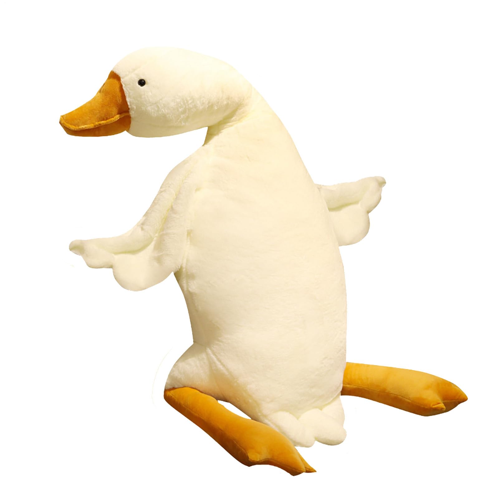 Puppy Comfort Duck Plush – 90cm Oversized Toy, Fabric PP Cotton Stuffed Chew, Soothing Companion with Enrichment Support | Engaging Play Aid for Boredom Relief Physical Activity and Daily Indoor Use