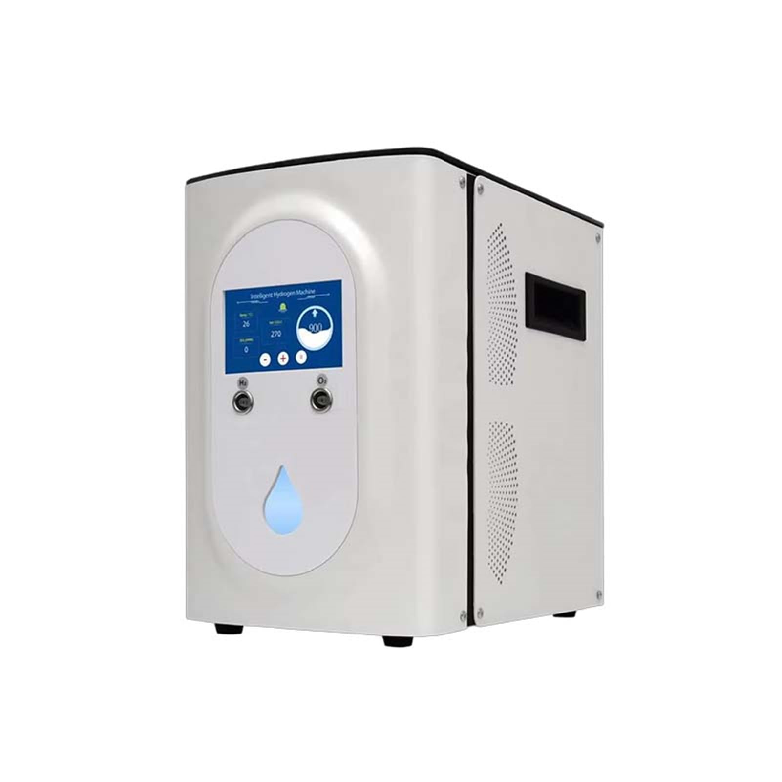 DVMFQFA Hydrogen Inhalation Machine, Brown Gas Inhaler, Hydrogen Water Generator, 99.99% High Purity, Adjustable Flow, SPE PEM Technology