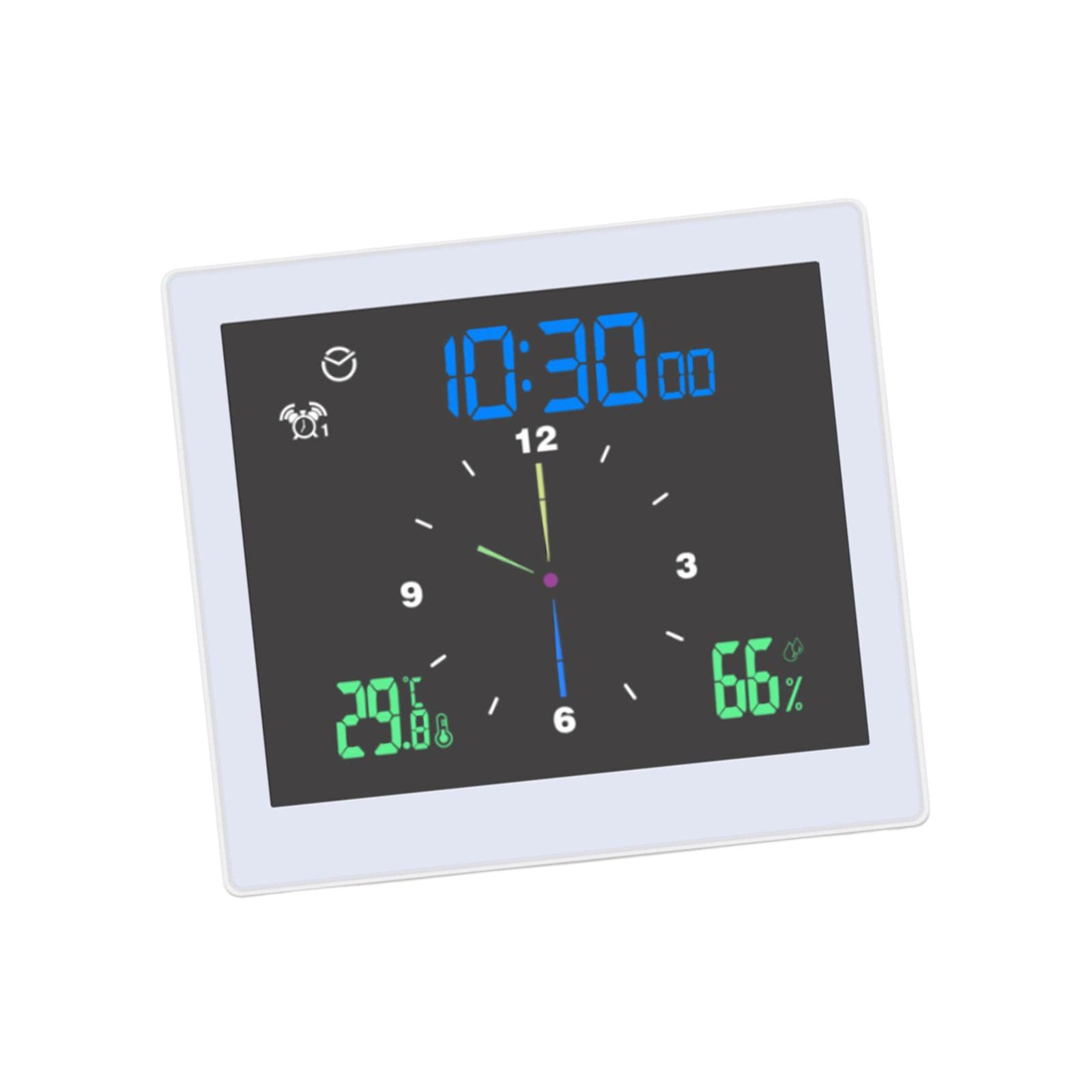 Shower Clock Bathroom Digital Countdown Clock for Countertop Bathroom Shower White-image-38