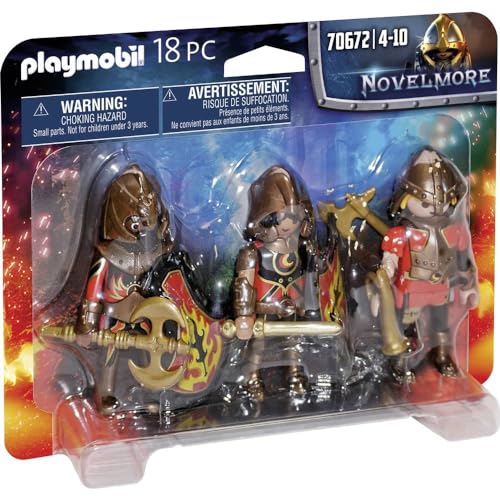 PLAYMOBIL Novelmore 70672 Set de 3 Bandidos de Burnham, A Partir de 4 años