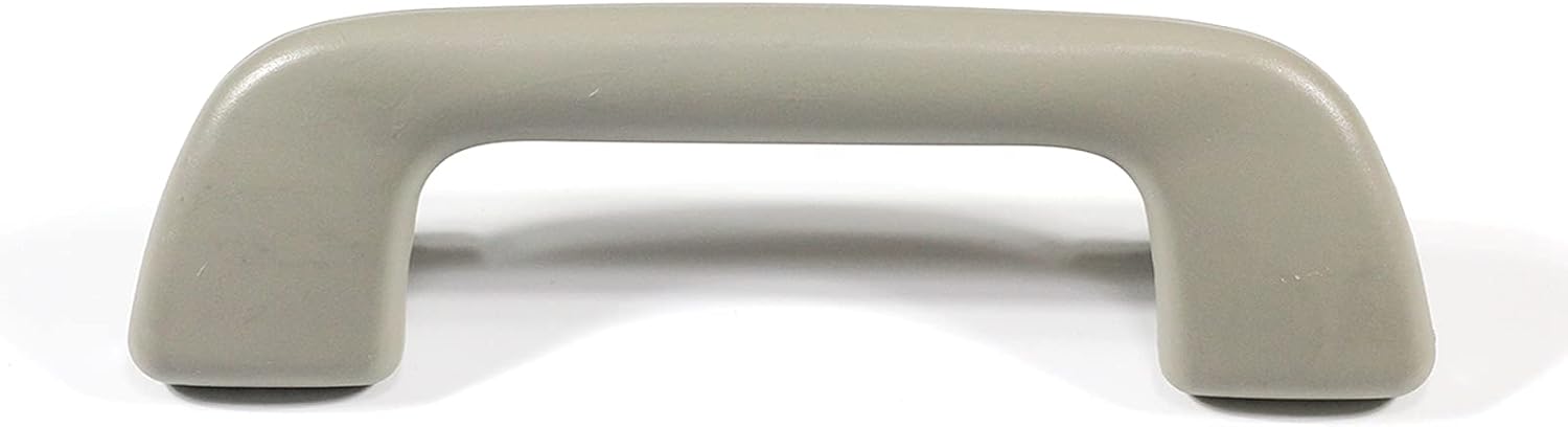 Auto Roof Pull Handle Grab Rail Grey with Hook LH=RH Universal for Toyota for Corolla for Rav4 Yaris Vios OEM:74610-52020 (Front Handrail Without Hook(Beige Gray) 1Pcs)