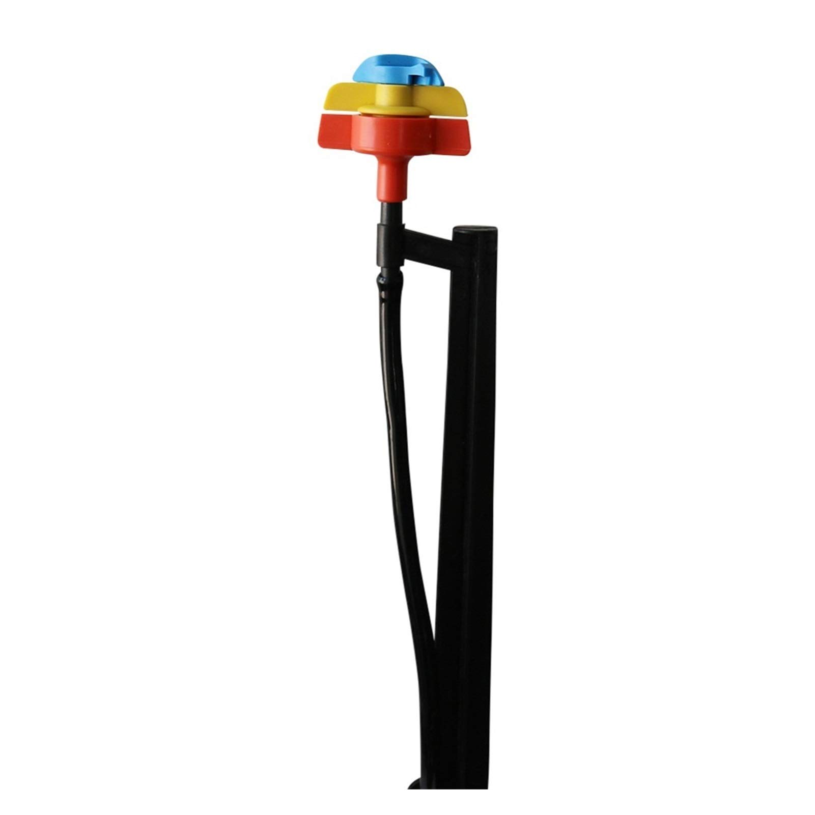 Giardinaggio dell'irrigazione Dripper. 20 set di monobrigori a prato con staffe con staffe con staffe, irrigazione in galleggiamento agricole, forniture giardinaggio, serra spruzzatori di atomizzanti