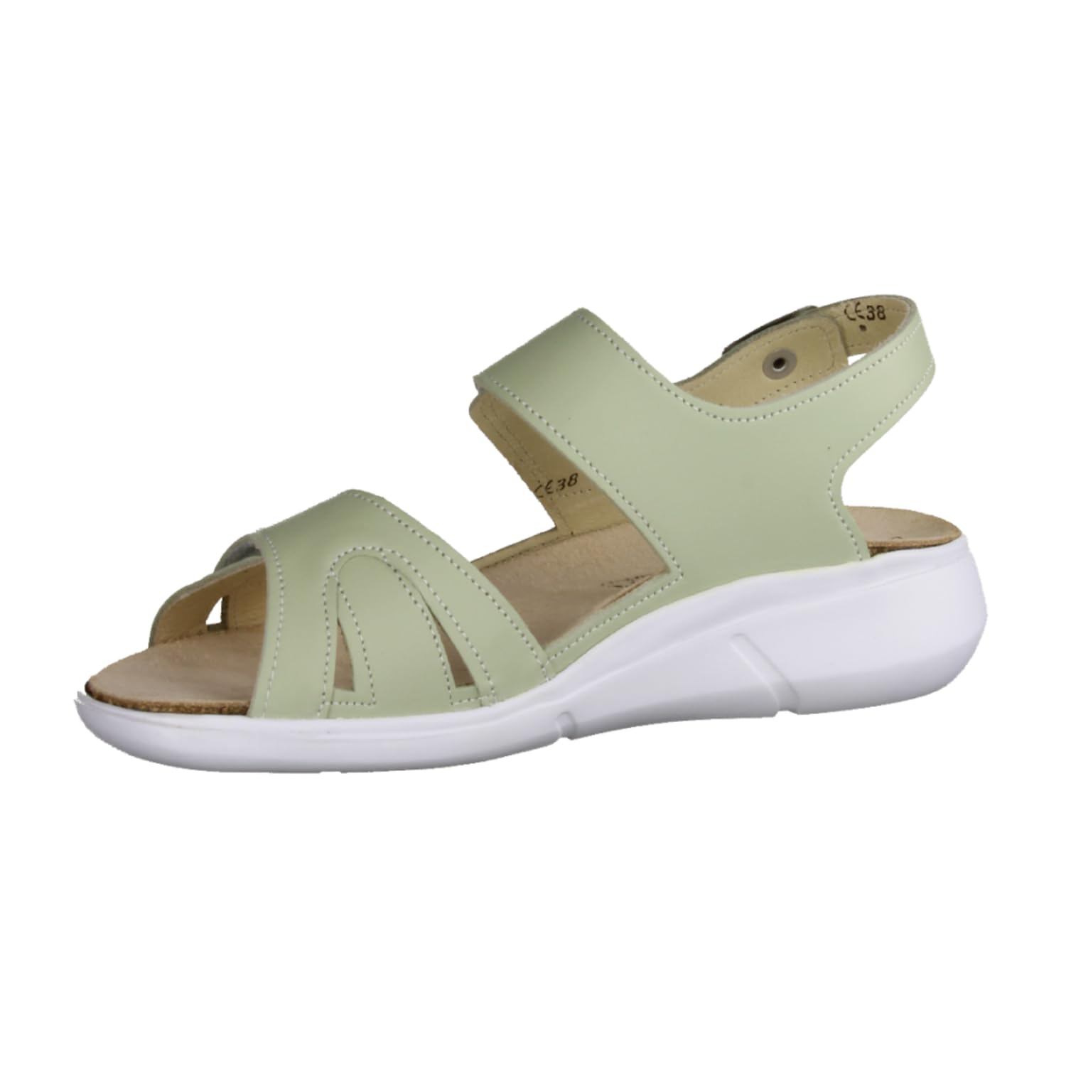 Finn Comfort Nadi Mint (Hellgrün) - Sandale mit loser Einlage - Marken, Grün, leder (feel)
