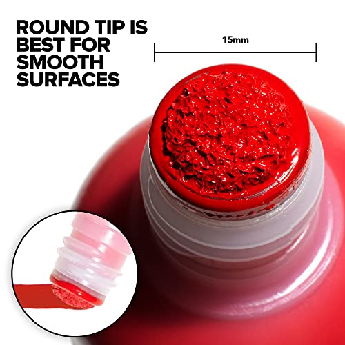 Krink K-60 12 Color Paint Marker Set - Vibrant And Opaque Fine Art Graffiti Markers For Canvas Metal Glass Paper And More - Alcohol-Based Permanent Graffiti Mop Paint Marker For Lasting Tags #TOP1