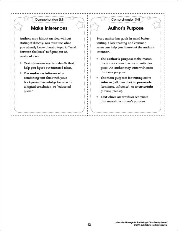 Informational Passages for Text Marking & Close Reading: Grade 5: 20 Reproducible Passages With Text-Marking Activities That Guide Students to Read Strategically for Deep Comprehension - Image 7