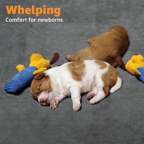 Image of Washable Dog Pee Pads: 34x52 1 Pack Reusable Whelping Pads, Absorb Dog Mats Non-Slip Puppy Training Pads for Whelping, Potty, Training, Playpen, Crate