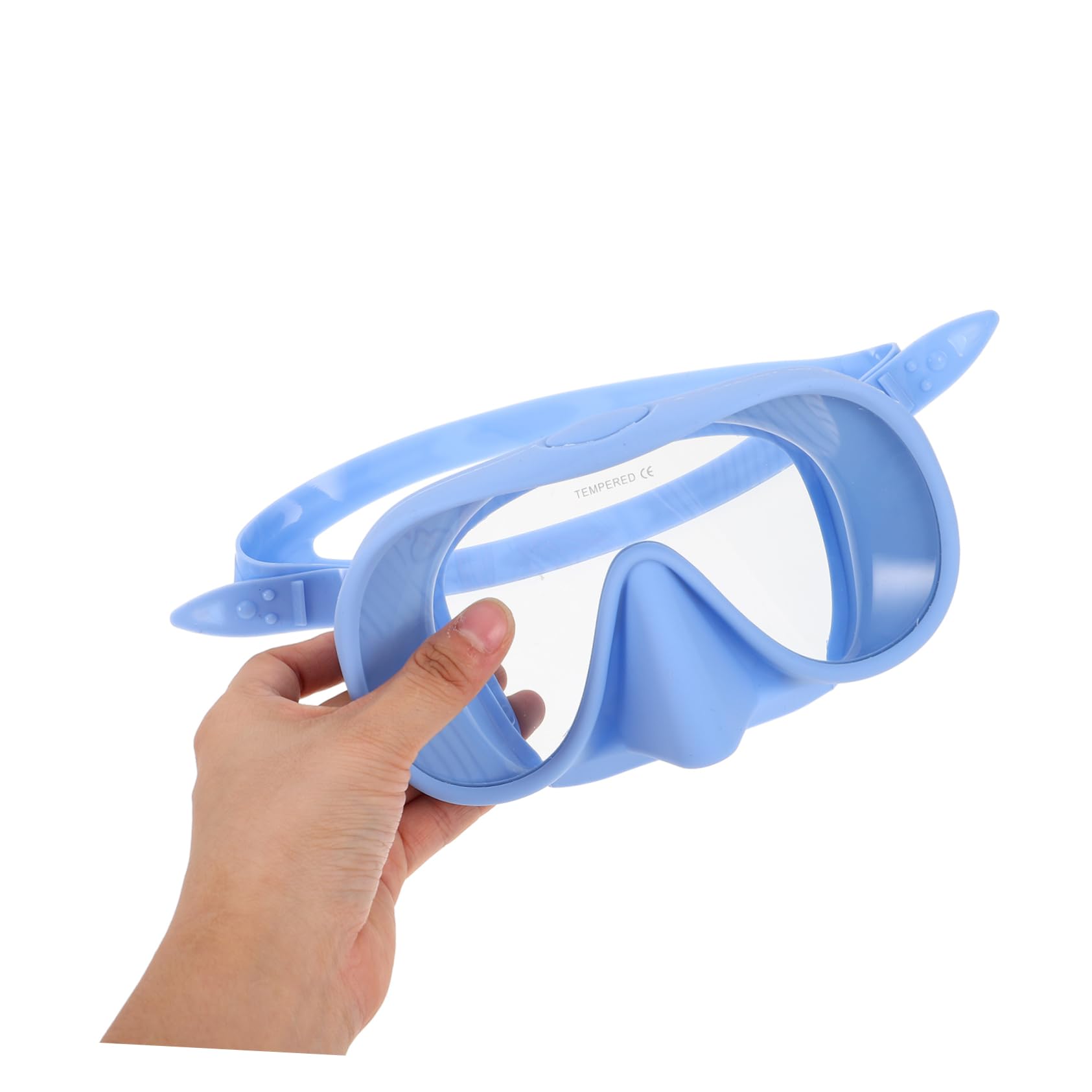 1juego De Buceo Profesional para Adultos Gafas Antivaho De Amplio Ángulo y Tubo De Snorkel con Estuche De Almacenamiento Equipamiento De Esnórquel y Buceo Color Azul