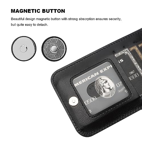 KIHUWEY for iPhone 15 Pro Max Wallet Case Card Holder Kickstand, Black by KIHUWEY - Used condition - Image 7