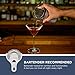 A Bar Above Hawthorne Strainer for Cocktails, Bar Strainer Cocktail, with High-Density Spring, Mirrored Stainless Steel Finish, Drink Strainer, Cocktail Strainer, for Boston Shakers and Mixing Glasses