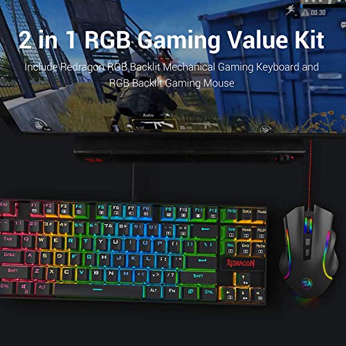 Redragon-K552-RGB-BA-Mechanical-Gaming-Keyboard-and-Mouse-Combo-Wired-RGB-LED-Backlit-60-with-Arrow-Key-Keyboard-7200-DPI-Mouse-for-Windows-PC-Gamers-Tenkeyless-Keyboard-Mouse-Set